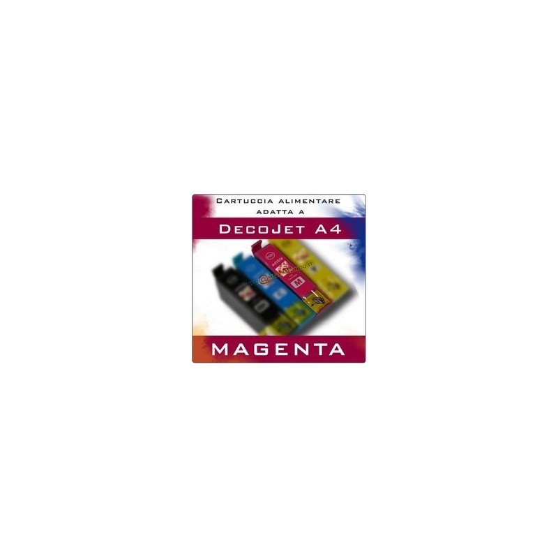 CARTUCCIA ADATTA PER STAMPANTE DECOJET A4 - MAGENTA